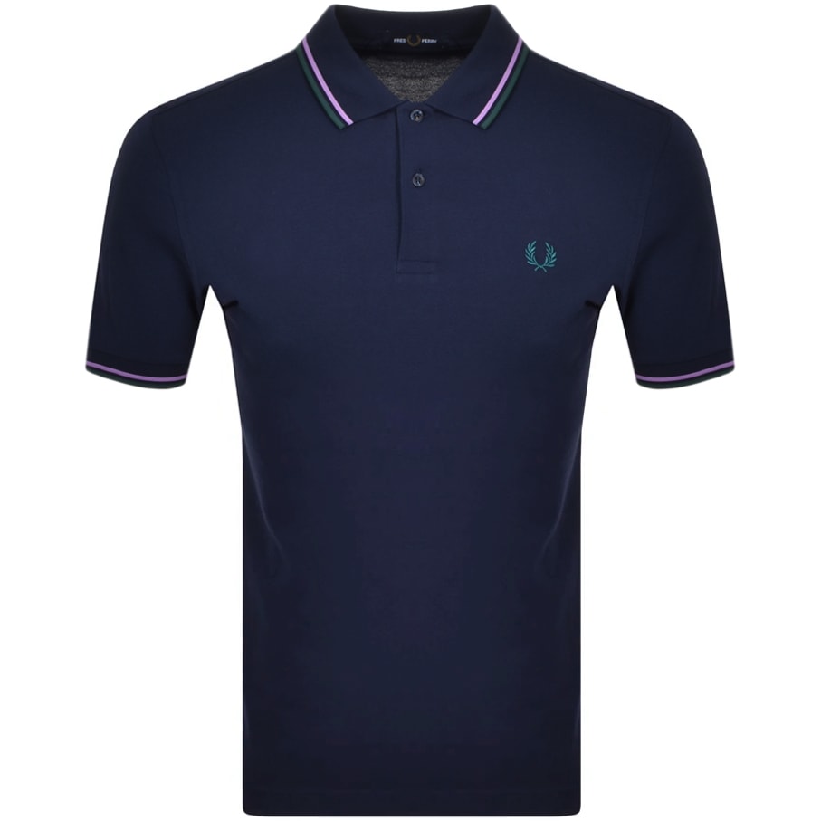 Alternative Image for ProductFred Perry Twin Tipped Polo T Shirt Navy1